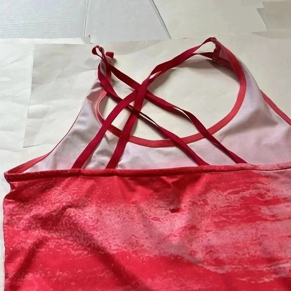 Slazenger tennis tank pink size large cross cross back - Picture 4 of 5